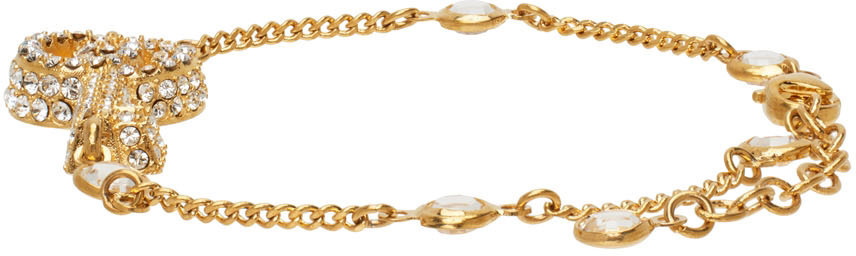 Gucci Gold Double G Key Bracelet Gucci