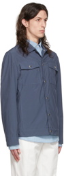 Brunello Cucinelli Blue Nylon Jacket