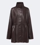Tove Erna leather coat