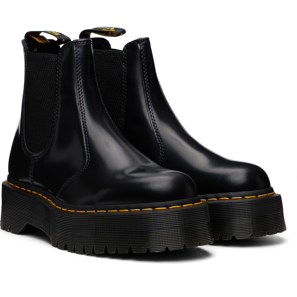 Dr. Martens Black 2976 Platform Chelsea Boots