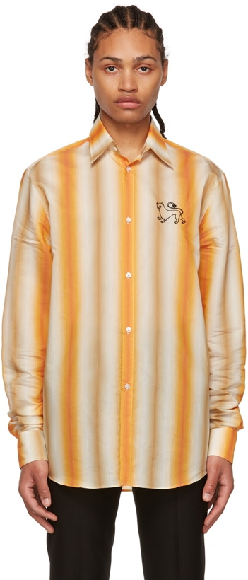 Photo: EGONlab Orange Cotton Shirt