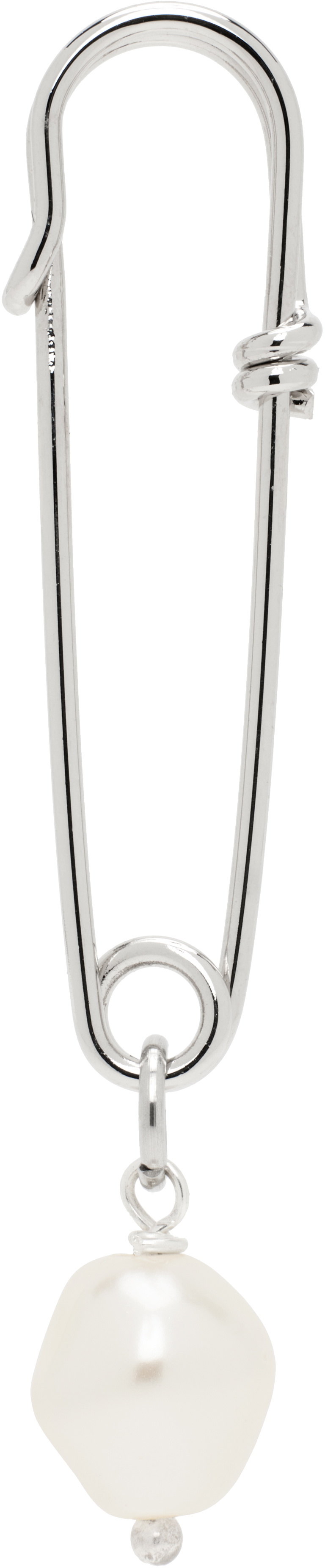 Justine Clenquet Silver Chelsea Single Earring