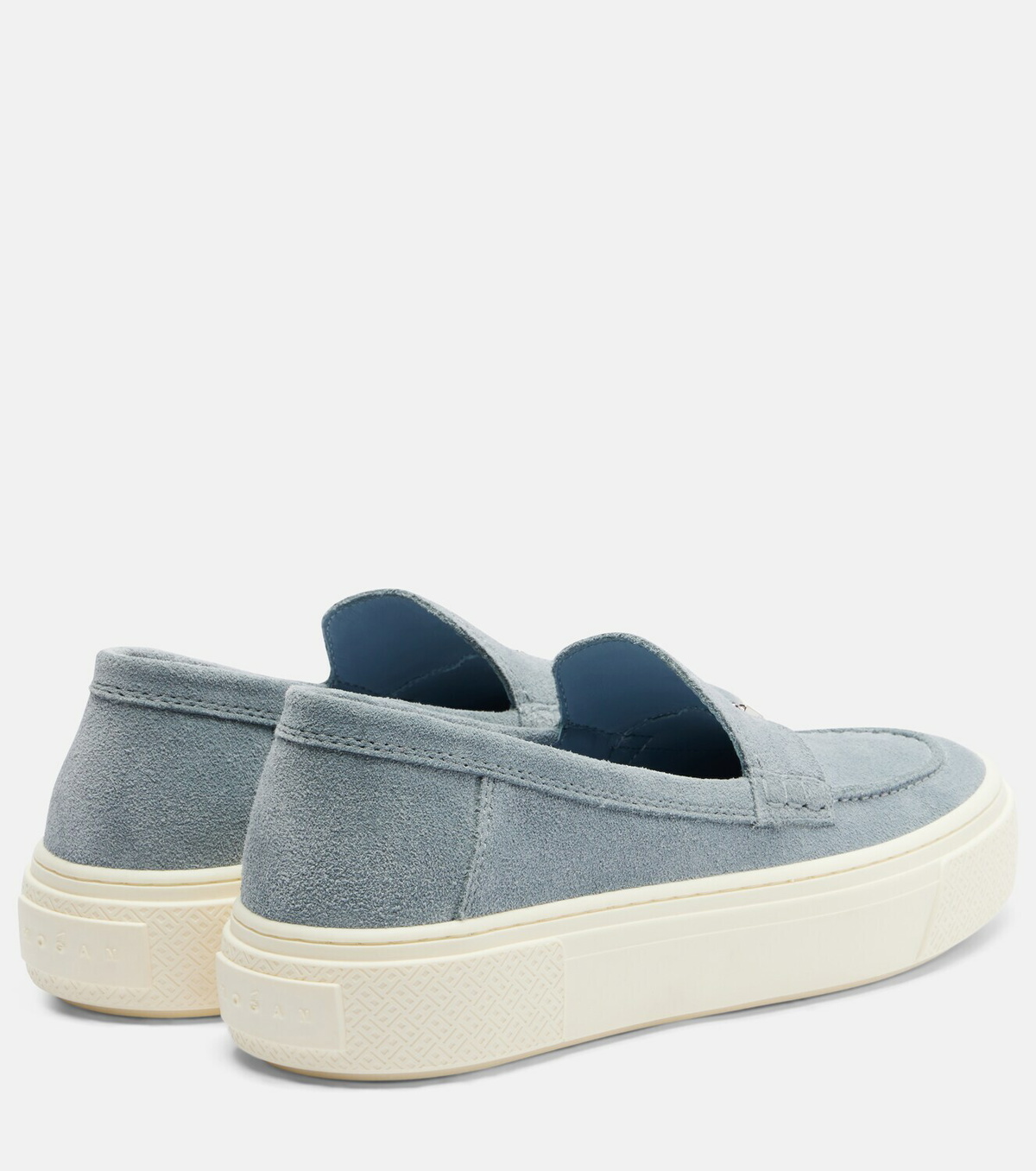Hogan H705 suede platform loafers