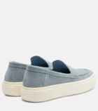 Hogan H705 suede platform loafers