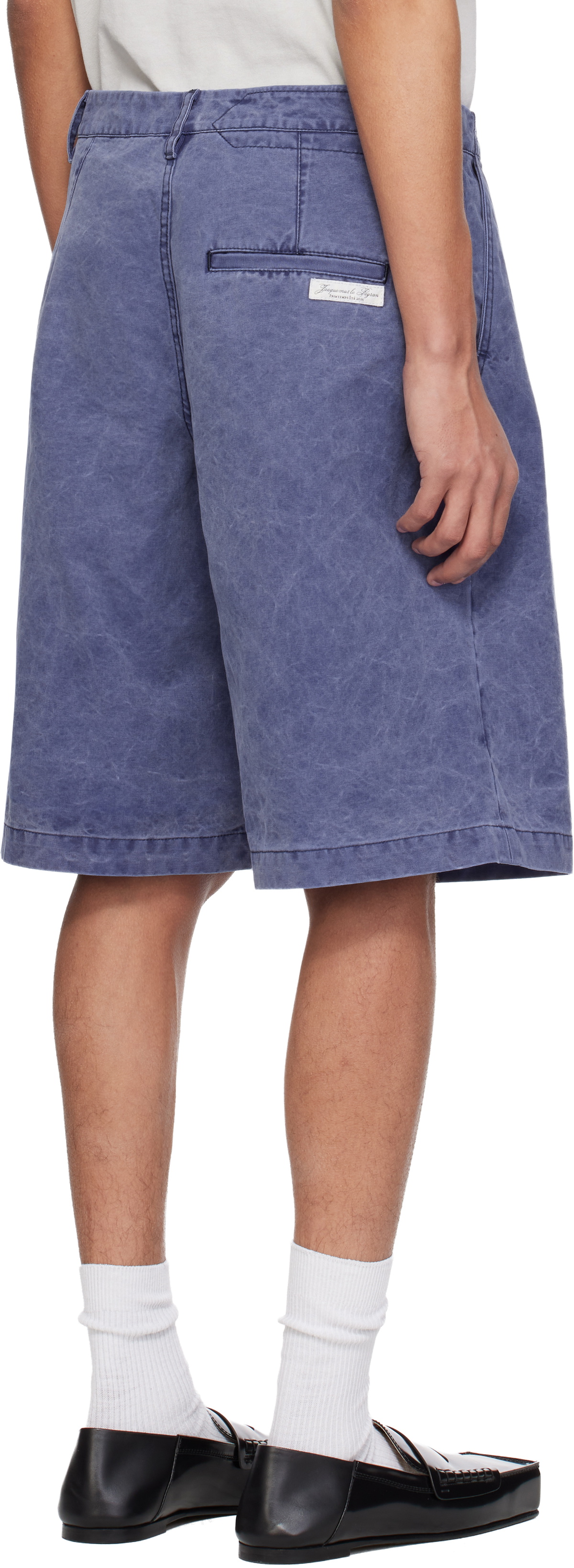 JACQUEMUS Navy 'The Pastro de-Nïmes' Shorts