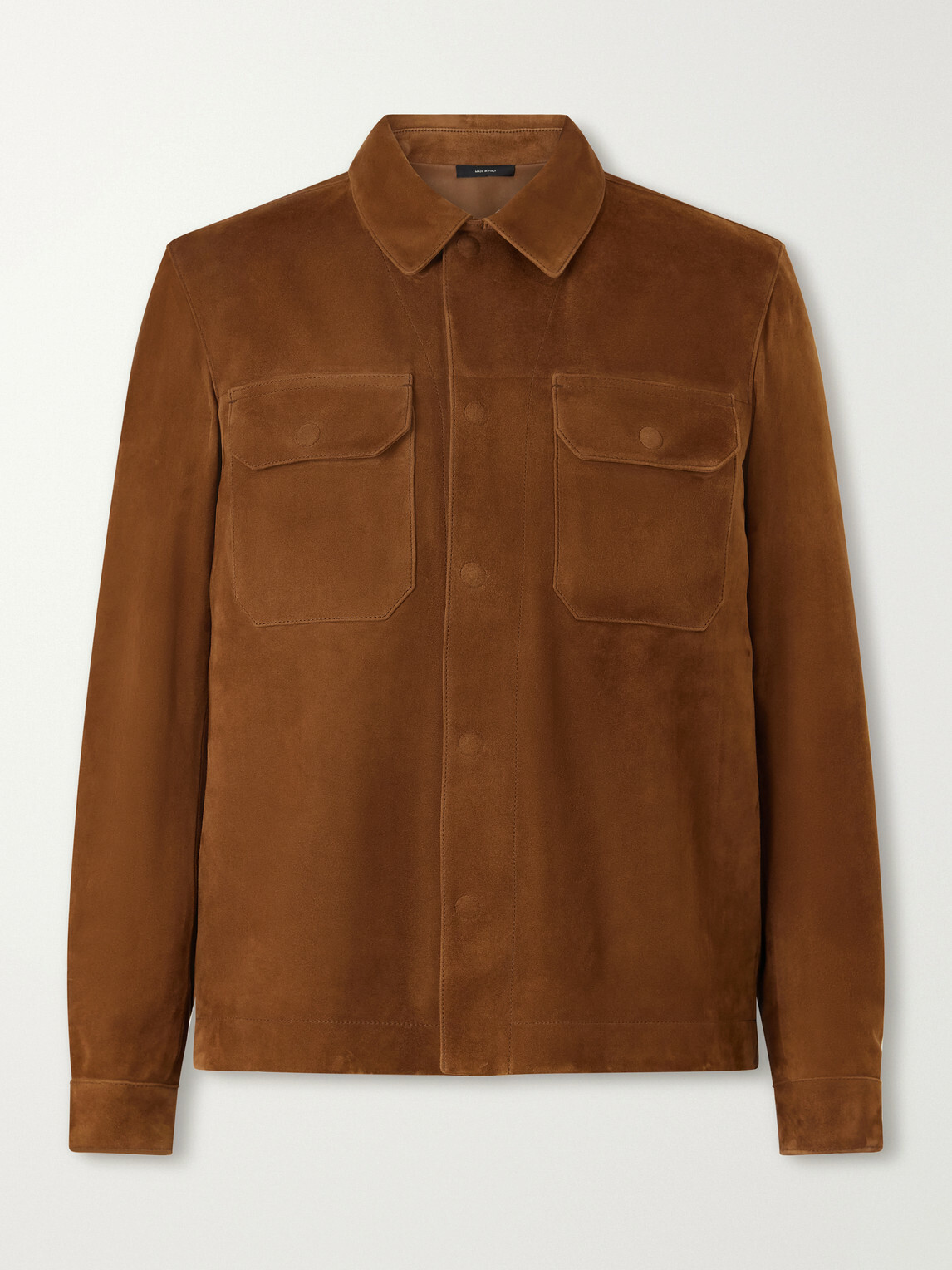 TOM FORD - Panelled Suede Jacket - Brown