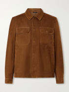 TOM FORD - Panelled Suede Jacket - Brown