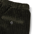 Barena - Tapered Cotton-Corduroy Trousers - Green
