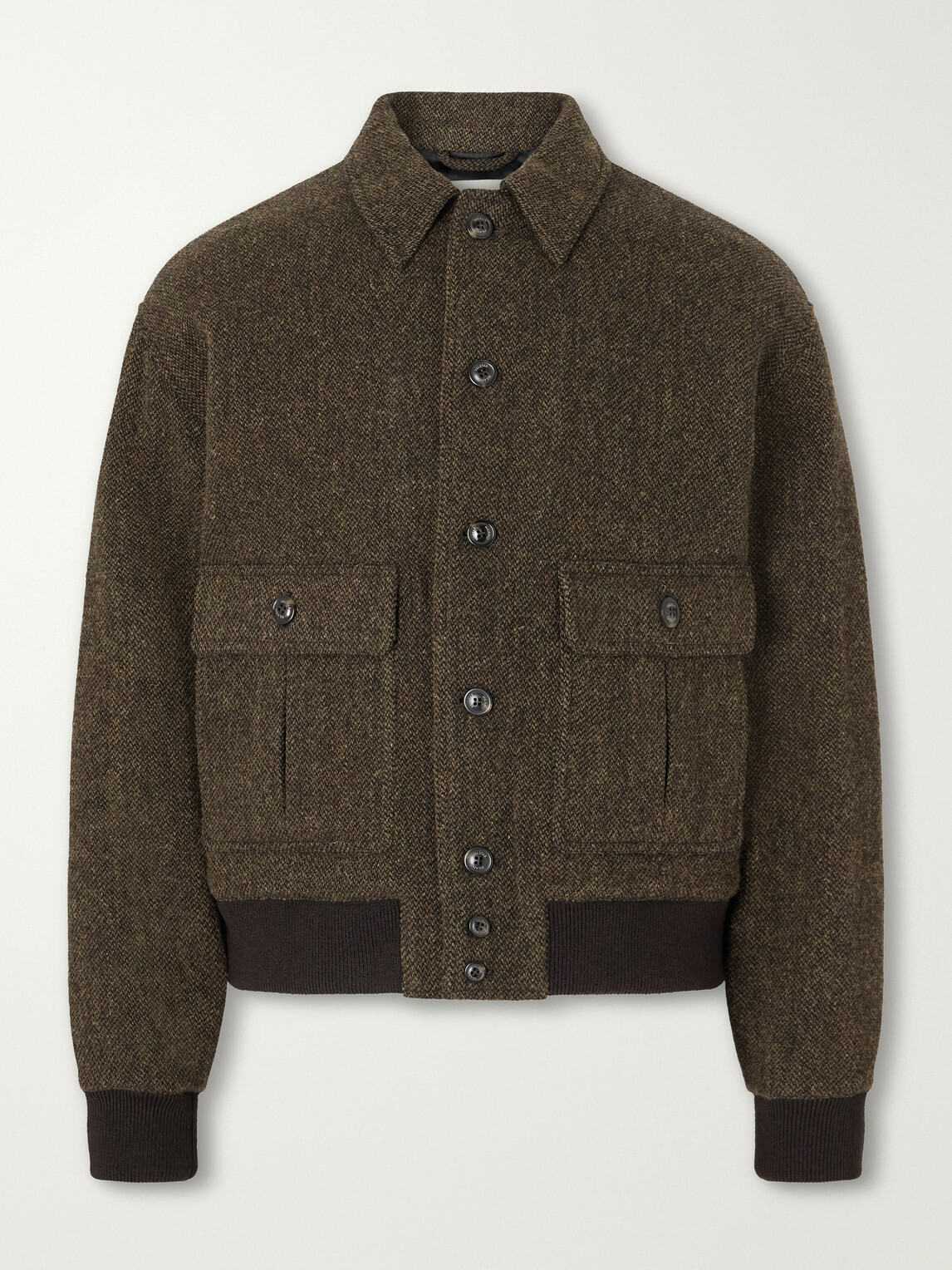 Valstar - Colin Virgin Wool Bomber Jacket - Brown
