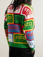 KENZO - Logo-Intarsia Cotton Sweater - Multi