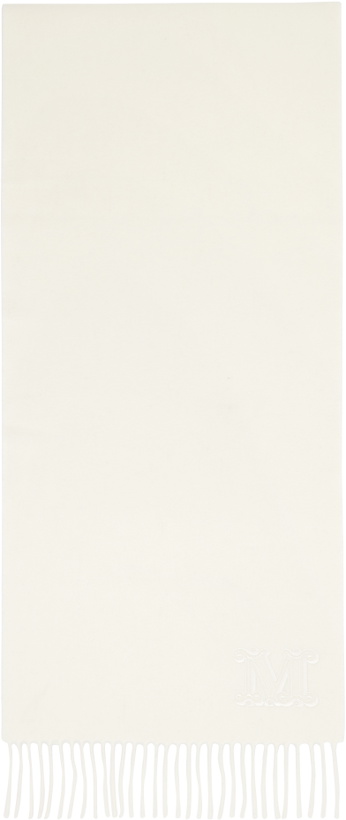 Photo: Max Mara White Dalia Scarf