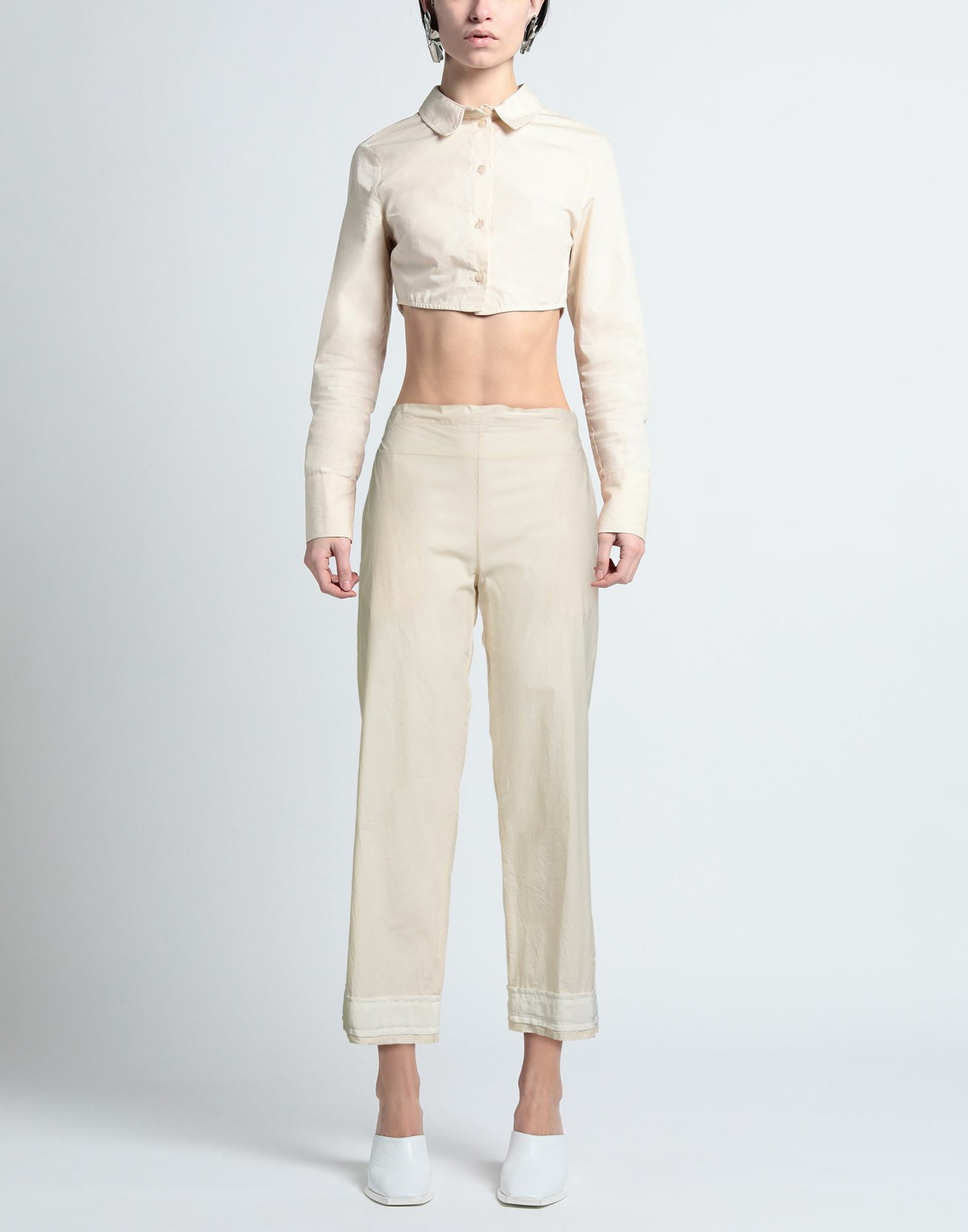 Alessia Santi Womens Pants Cream