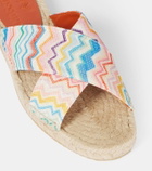 Missoni Harlow Zigzag espadrille slides