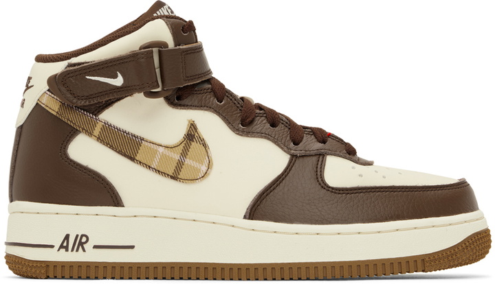 Photo: Nike Brown Air Force 1 '07 LX Sneakers