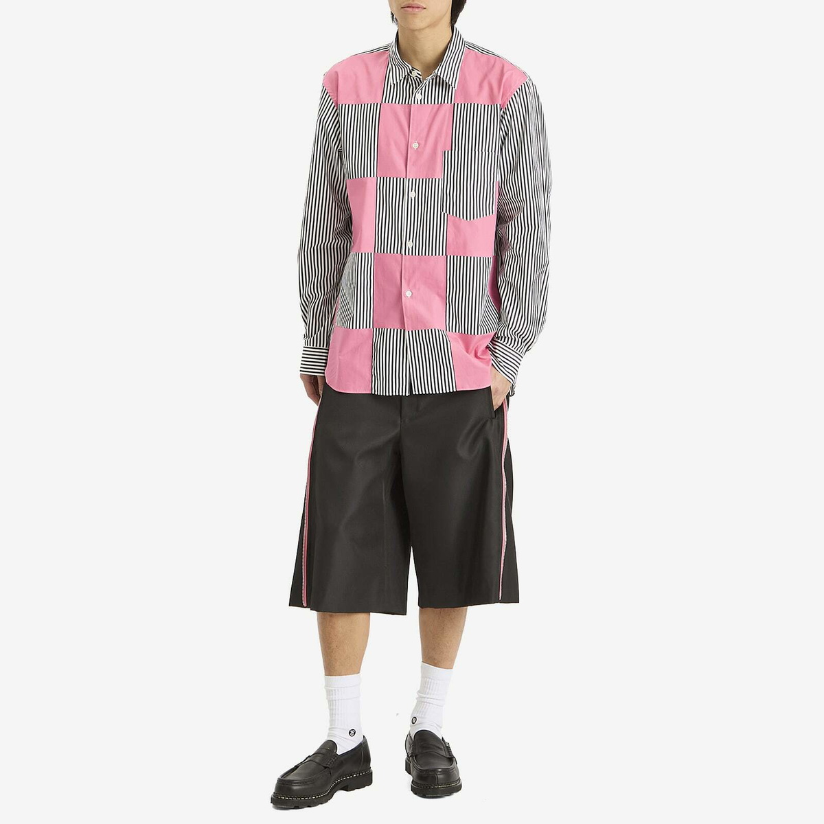 Comme des Garçons Homme Plus Men's Zip Shorts in Black