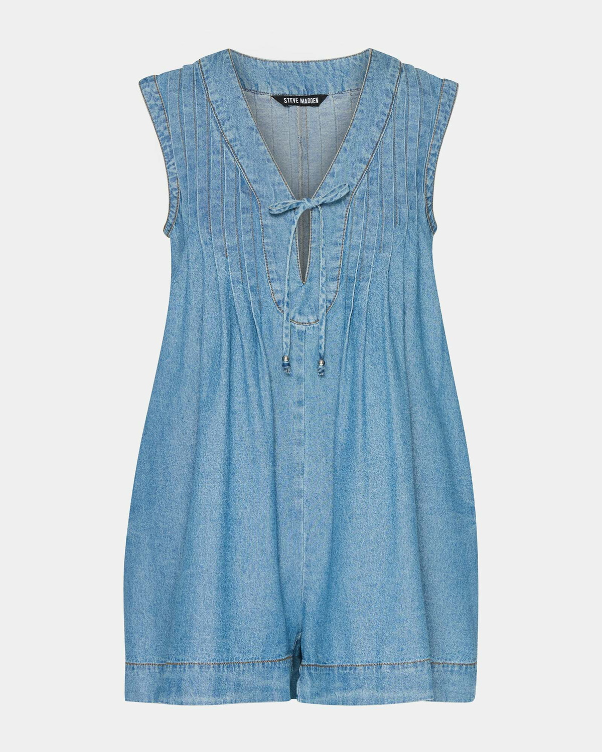 Steve Madden Mick Romper in Denim