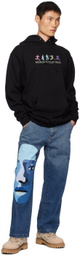 KidSuper Black 'KidSuper Television' Running Guys Hoodie