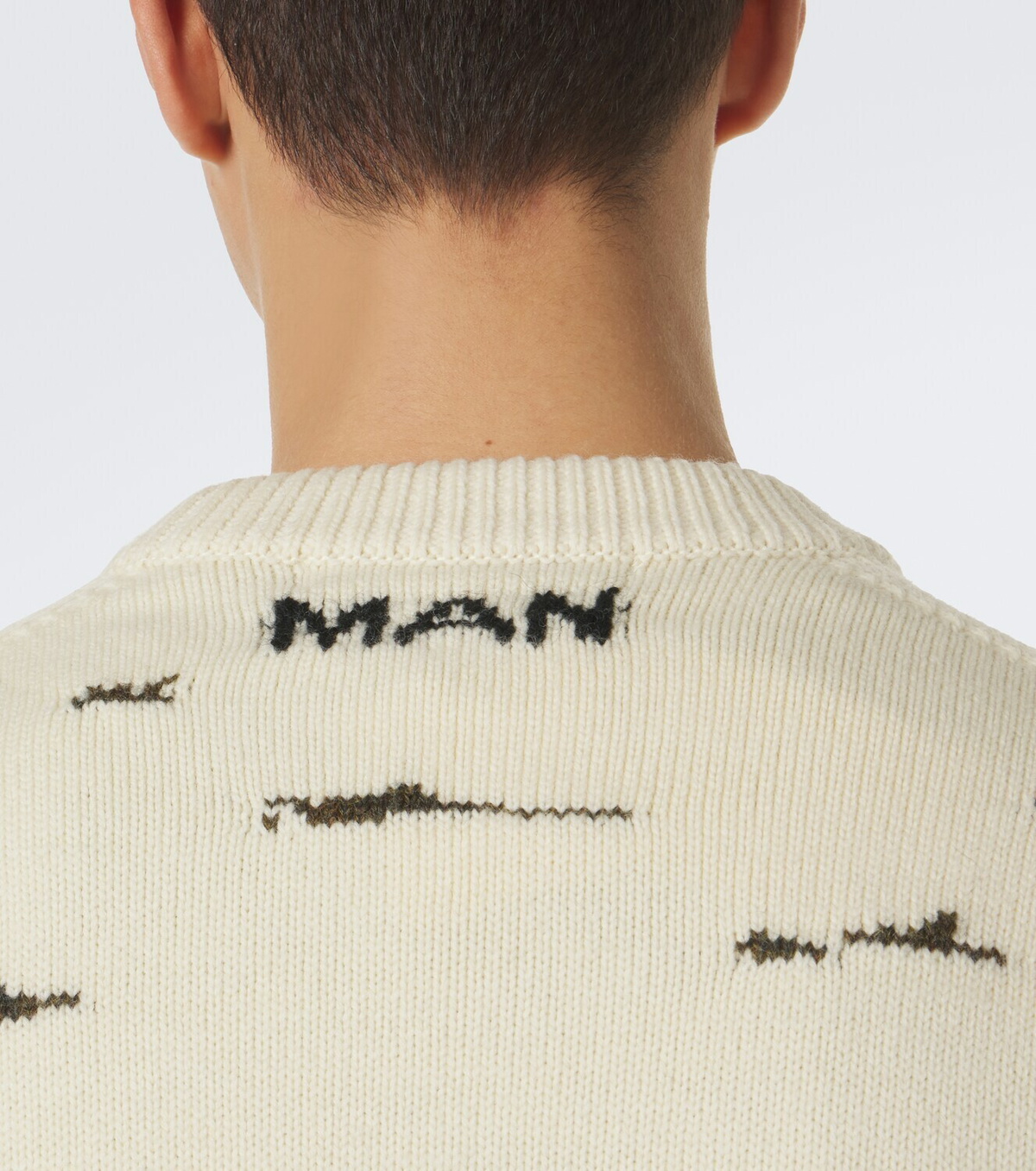 Junya Watanabe Intarsia wool sweater