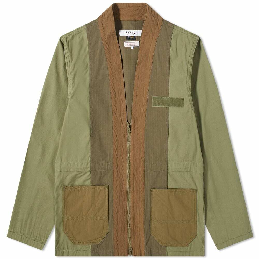 FDMTL Men's CORDURA MILITARY HAORI JACKET in Khaki FDMTL