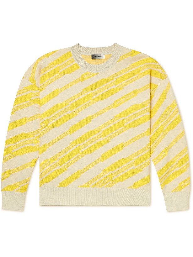 Photo: Isabel Marant - Elies Jacquard-Knit Sweater - Yellow