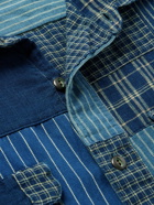 RRL - Patchwork Denim Shirt - Blue