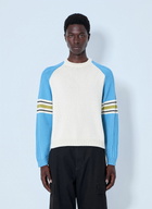 Stüssy Stripe Raglan Crewneck Sweatshirt