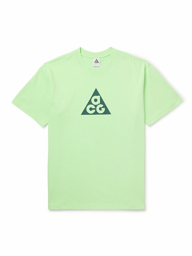 Photo: Nike - ACG Logo-Print Dri-FIT T-Shirt - Green