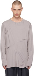 Kiko Kostadinov Purple Ohne K-Dart Henley T-shirt