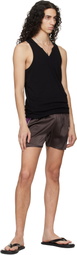 Serapis Brown Football Shorts