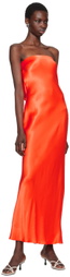 BEC + BRIDGE Orange Moon Dance Strapless Maxi Dress