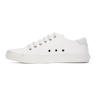 Saint Laurent White Malibu Sneakers