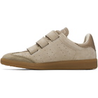 Isabel Marant Taupe Beth Sneakers