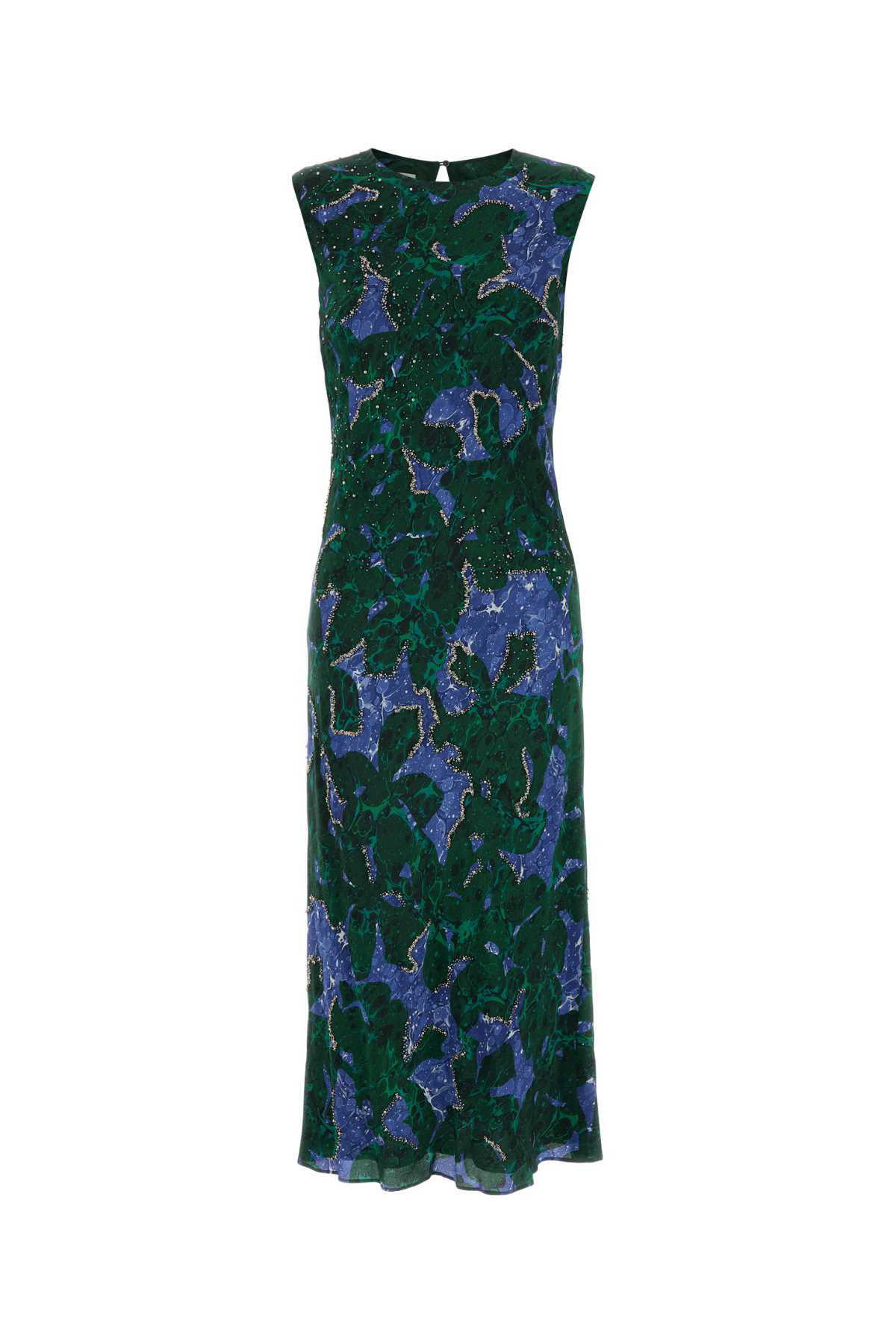 DRIES VAN NOTEN Cartland Printed Caftan Dress Dries Van Noten
