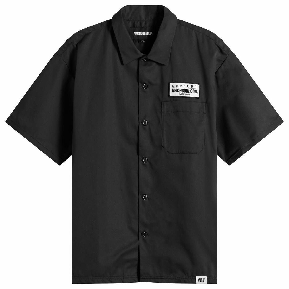 Neighborhood Men's Classic Work Shirt in Black Neighborhood