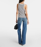 Nili Lotan Striped cotton tank top