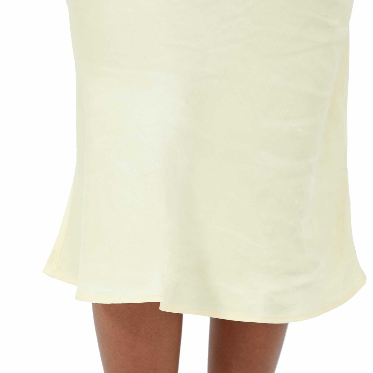 スカート Baserange dydine midi skirt Dydine Mid-Skirt in Sophia Yellow | Ecovero satin | en