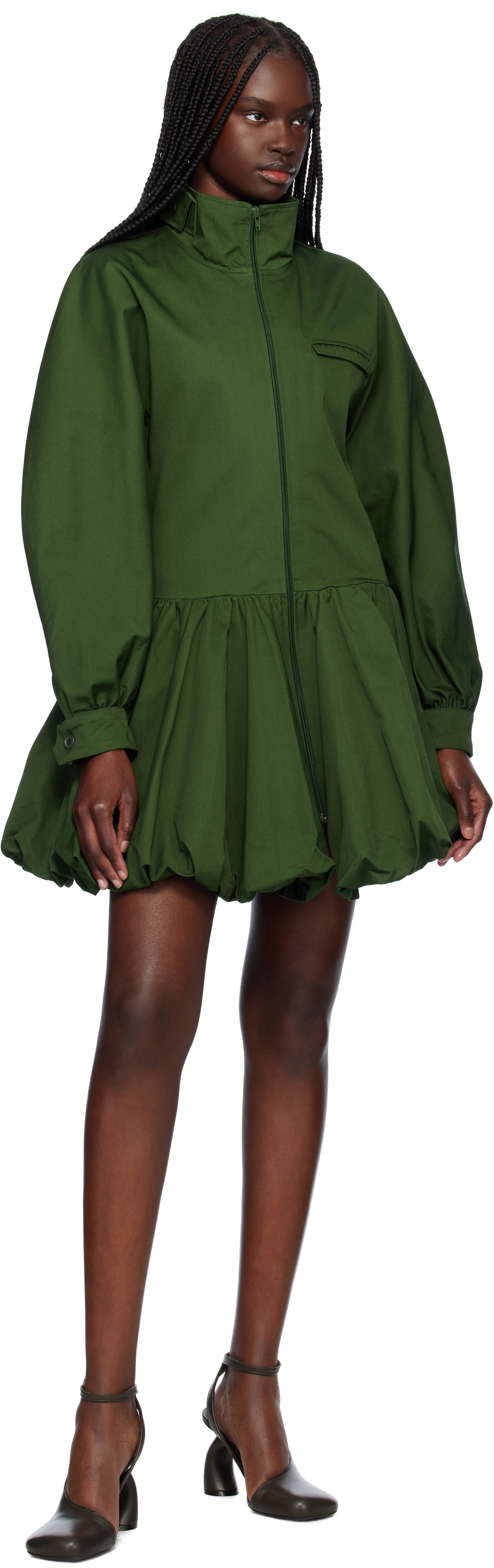 Renaissance Renaissance Green Normandy Minidress