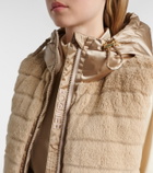 Bogner Yumi faux fur down vest