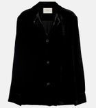 Asceno Calabasas velvet shirt