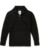 S.N.S. Herning - Virgin Wool Half-Zip Sweater - Black