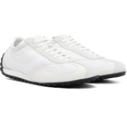 BALMAIN White Racing Low Sneakers