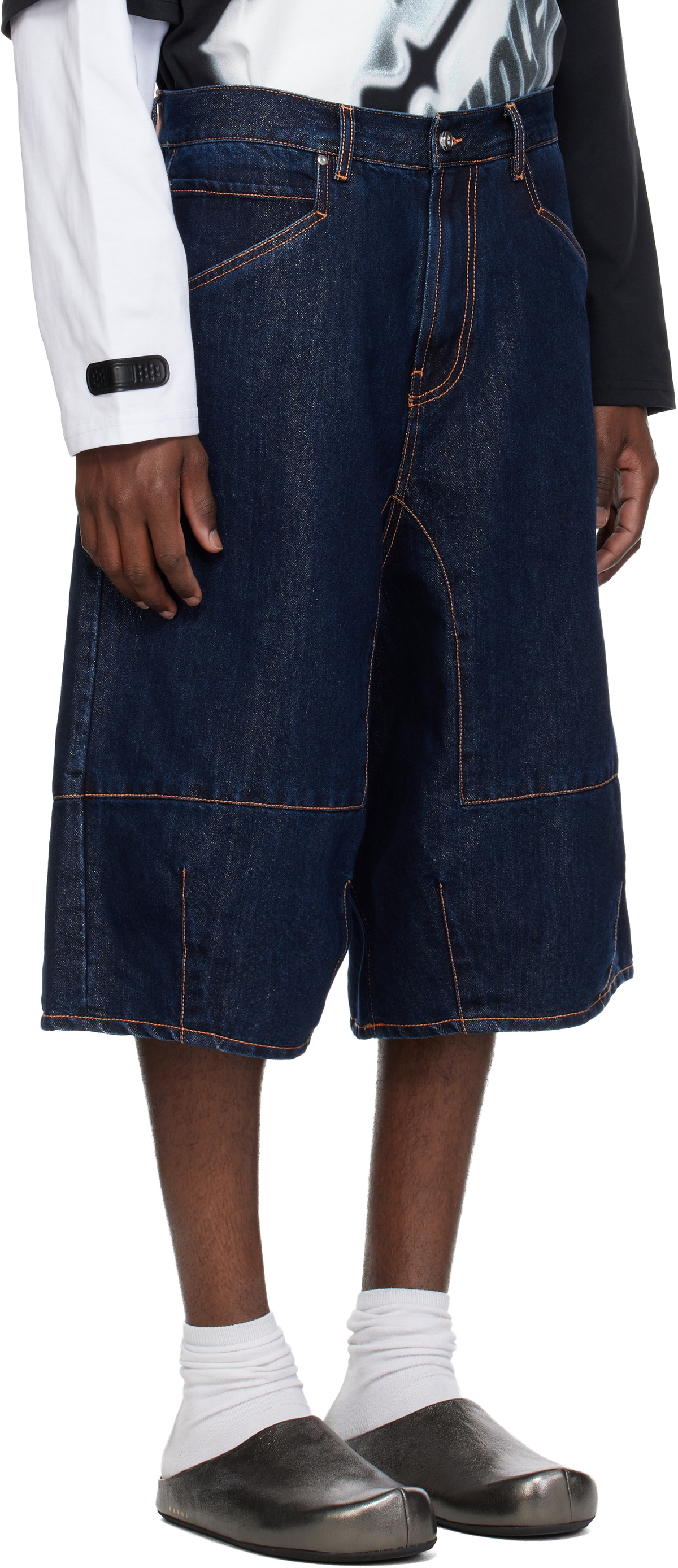 PDF Blue Positano Denim Shorts