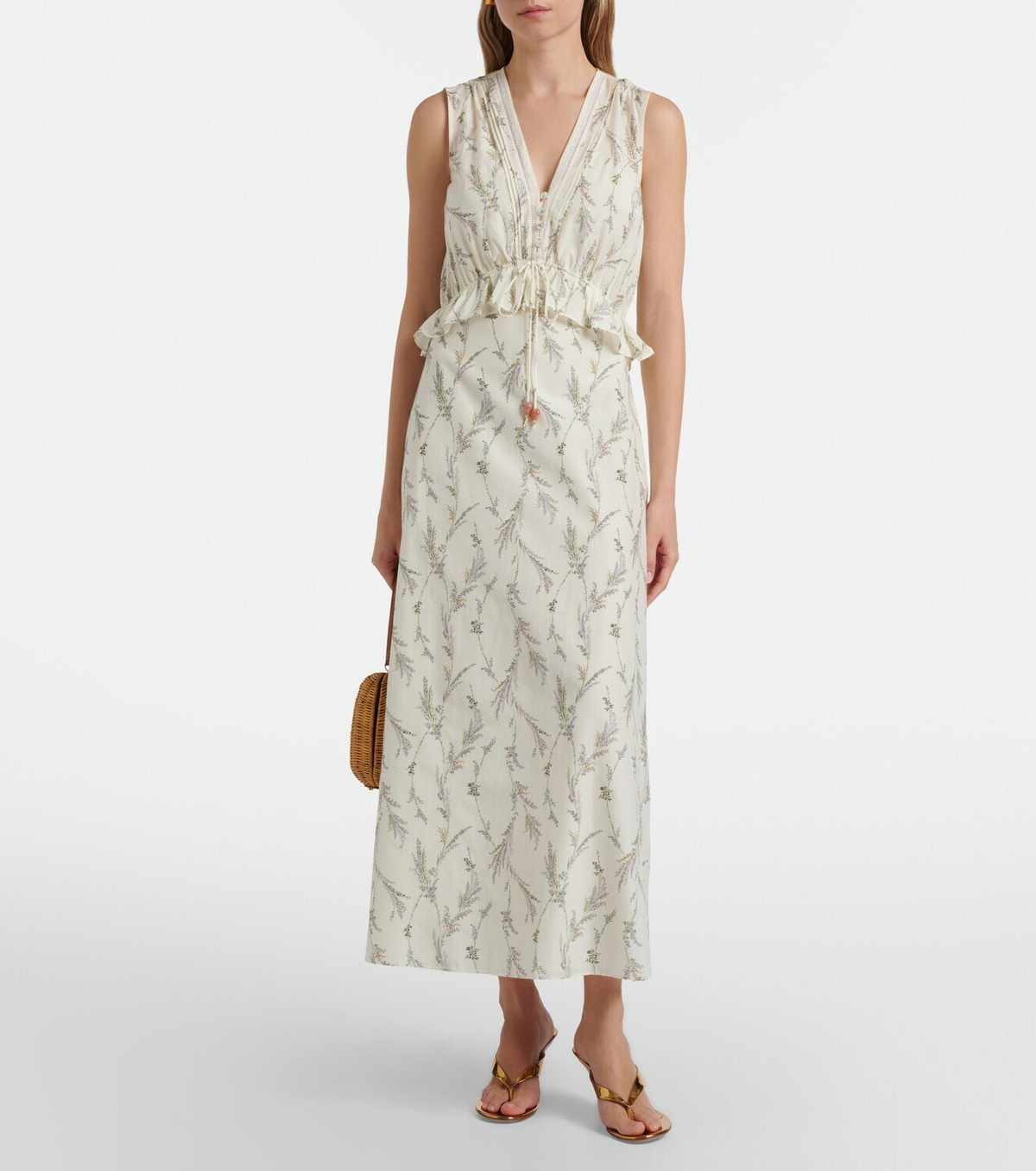 Veronica Beard Ollian cotton and silk voile minidress