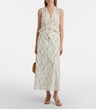Veronica Beard Ollian cotton and silk voile minidress