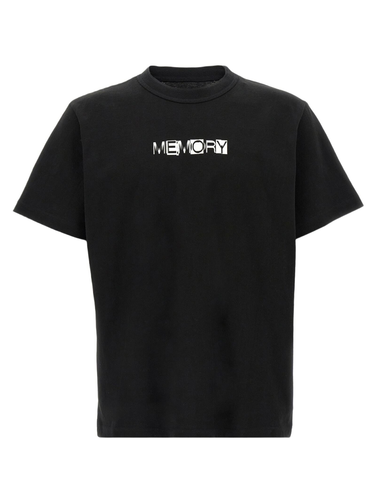 Sacai 'Memory' T-shirt 【Unisex】 Sacai Black Truth T-Shirt Sacai