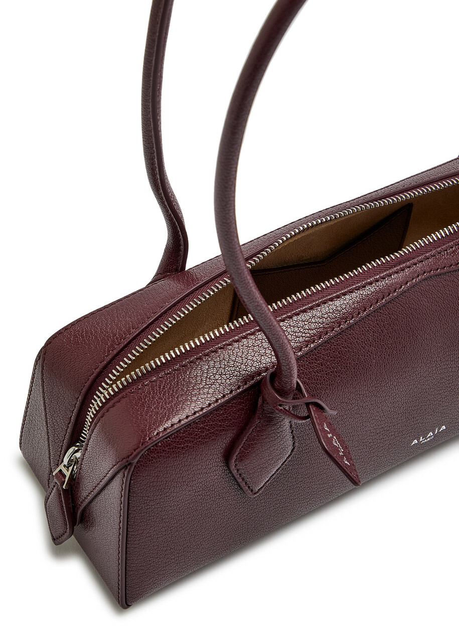 Alaïa Le Teckel Medium Grained Leather Shoulder bag - Burgundy - One Size
