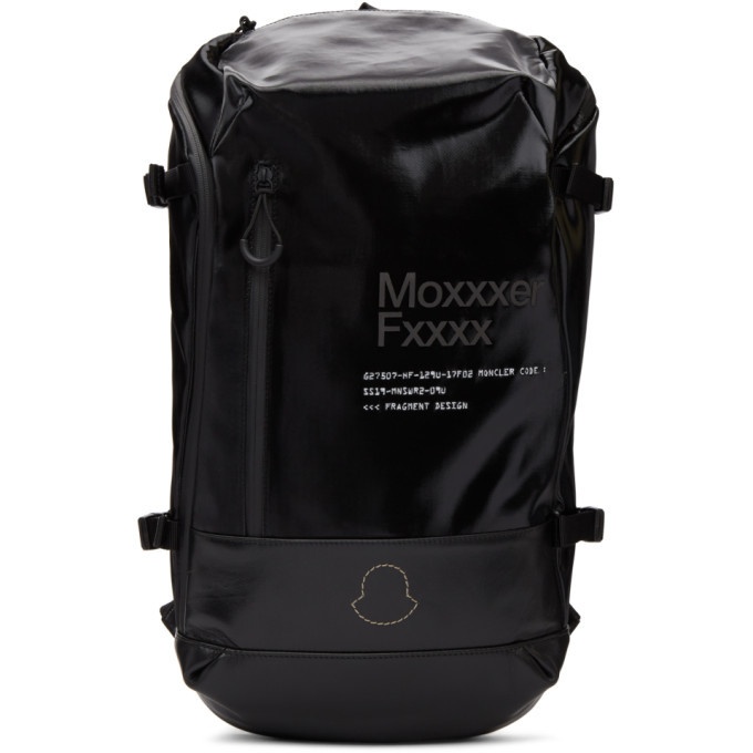 Photo: Moncler Genius 7 Moncler Hiroshi Fujiwara Black Backpack