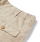 Altea - Tapered Linen Trousers - Neutrals