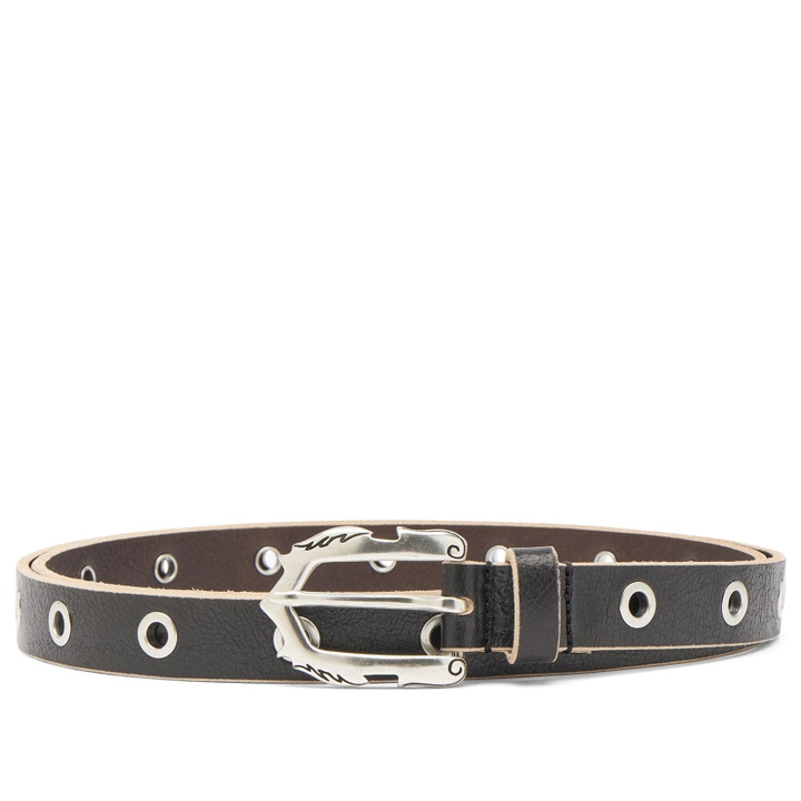 Photo: Molebo M2470 Long Belt in Cracked Black