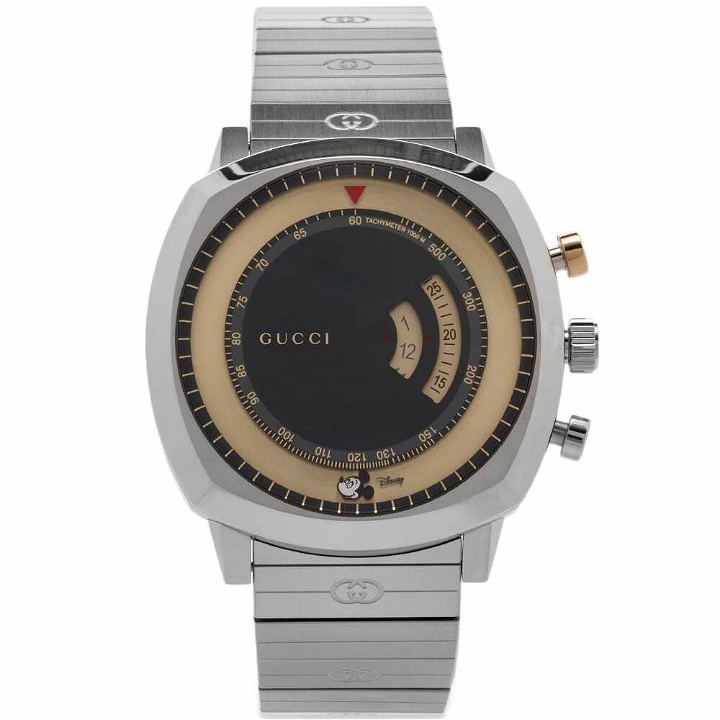 Photo: Gucci Men's Grip Watch in 40mm/Steel Bracelet